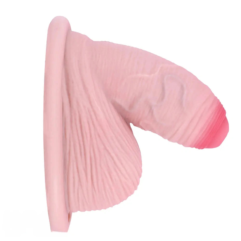 4.57in Real Hollow Chastity Cage Dildo For Women Men Gay Cock Toy