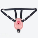 4.57in Real Hollow Chastity Cage Dildo For Women Men Gay Cock Toy