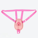 4.57in Real Hollow Chastity Cage Dildo For Women Men Gay Cock Toy