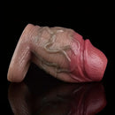 4.57in Thick Realistic Open-Ended Liquid Silicone Hollow Penis Sleeve