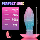 4.5in 5.67in 7.6in SML Silicone Soft Fluorescent Luminous Anal Plug Dildo