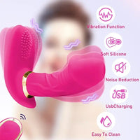4.5in Rechargeable Vibrating Remote Wearable G-Spot Strap-On Dildo