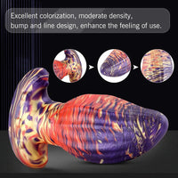 4.62in 5.7in 6.9in 7.67in 9.05in Wearable Silicone Soft Texture Surface Dildo
