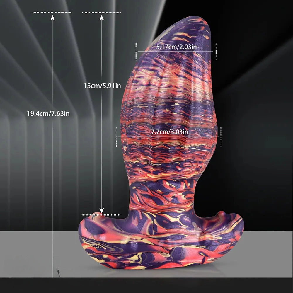 4.62in 5.7in 6.9in 7.67in 9.05in Wearable Silicone Soft Texture Surface Dildo