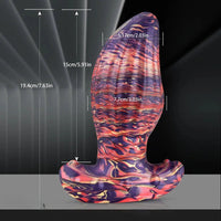 4.62in 5.7in 6.9in 7.67in 9.05in Wearable Silicone Soft Texture Surface Dildo