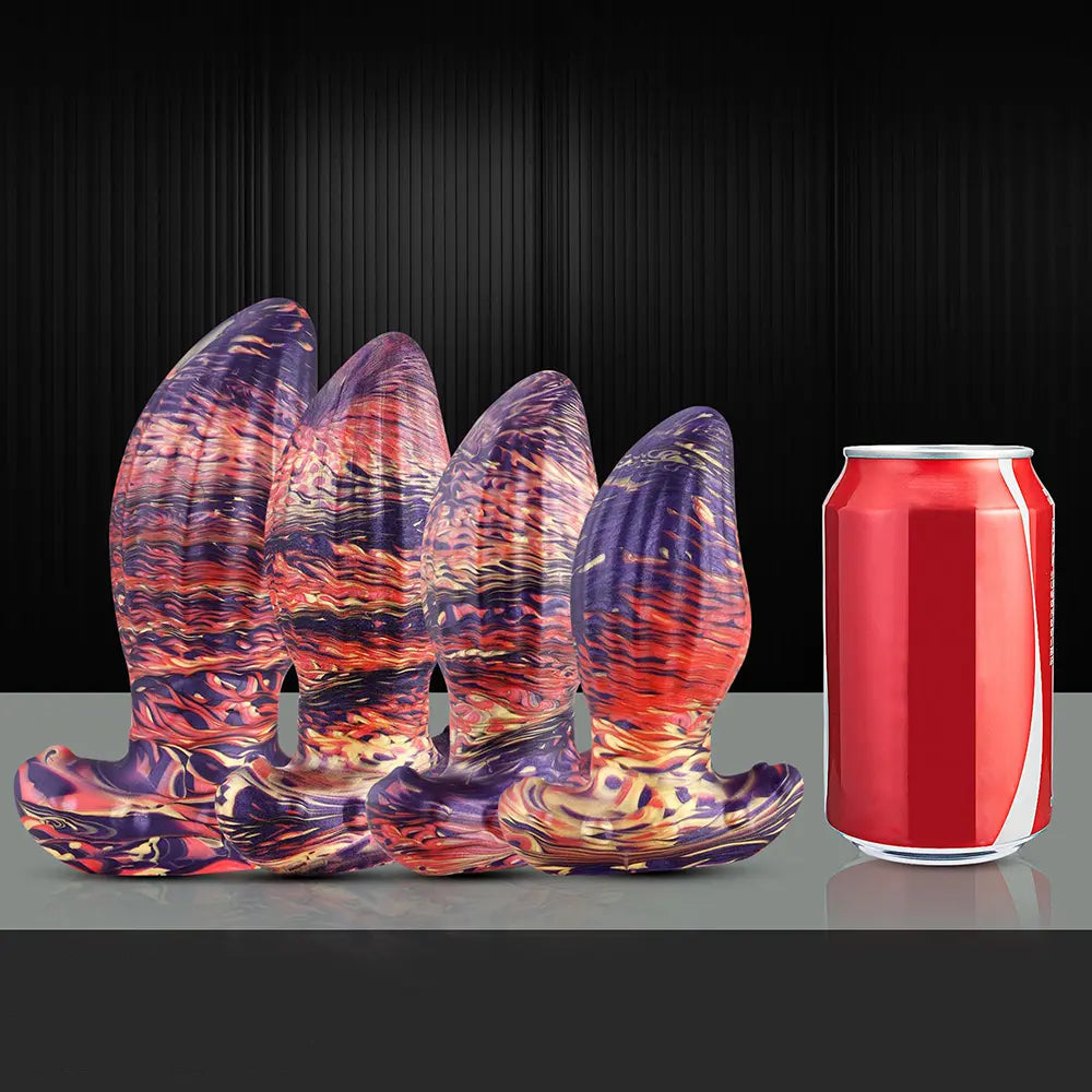 4.62in 5.7in 6.9in 7.67in 9.05in Wearable Silicone Soft Texture Surface Dildo