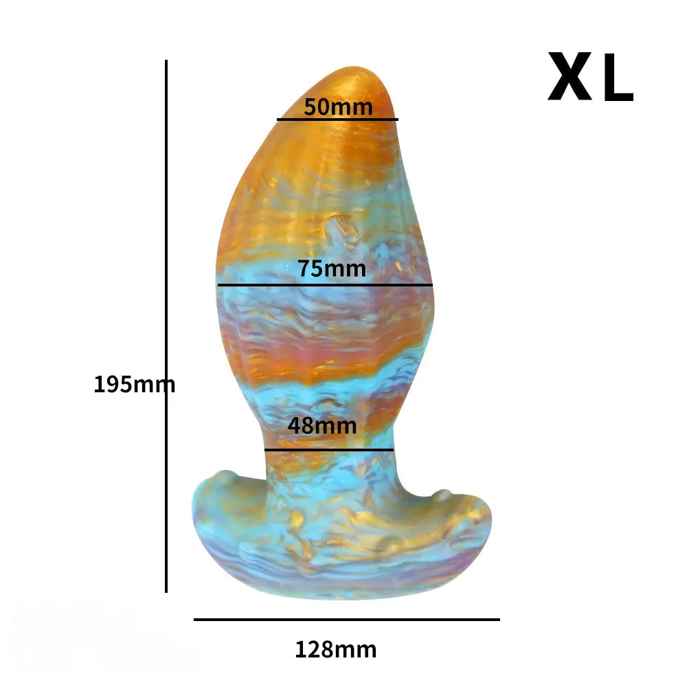 4.62in 5.7in 6.9in 7.67in 9.05in Wearable Silicone Soft Texture Surface Dildo