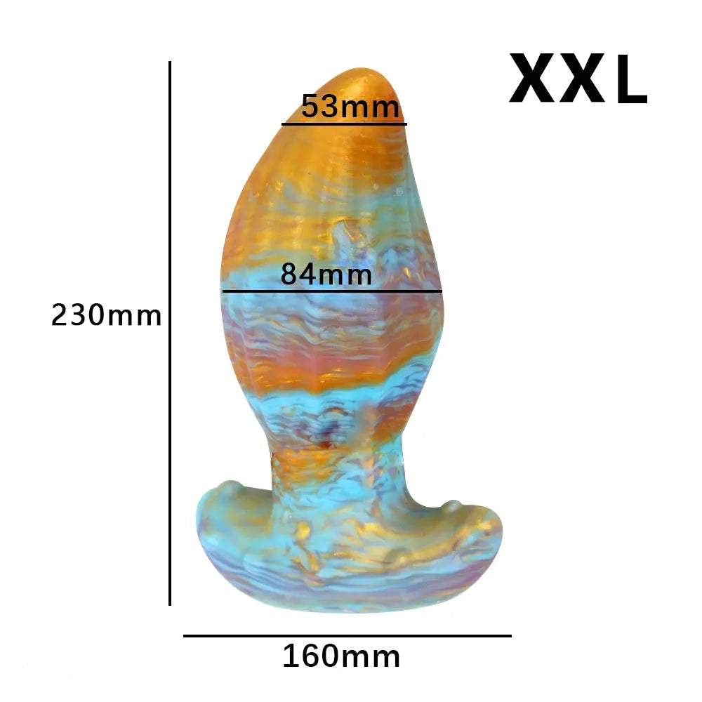 4.62in 5.7in 6.9in 7.67in 9.05in Wearable Silicone Soft Texture Surface Dildo