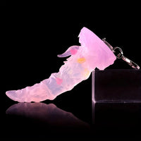 4.64in 5.23in Anal Plug Pedant Dildo Key Chain Animal Deer Silicone Sex Toy