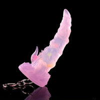 4.64in 5.23in Anal Plug Pedant Dildo Key Chain Animal Deer Silicone Sex Toy