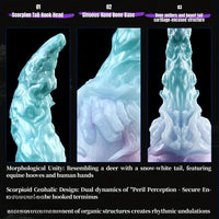 4.64in 5.23in Anal Plug Pedant Dildo Key Chain Animal Deer Silicone Sex Toy
