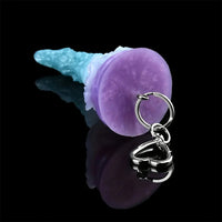 4.64in 5.23in Anal Plug Pedant Dildo Key Chain Animal Deer Silicone Sex Toy