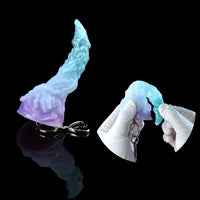 4.64in 5.23in Anal Plug Pedant Dildo Key Chain Animal Deer Silicone Sex Toy