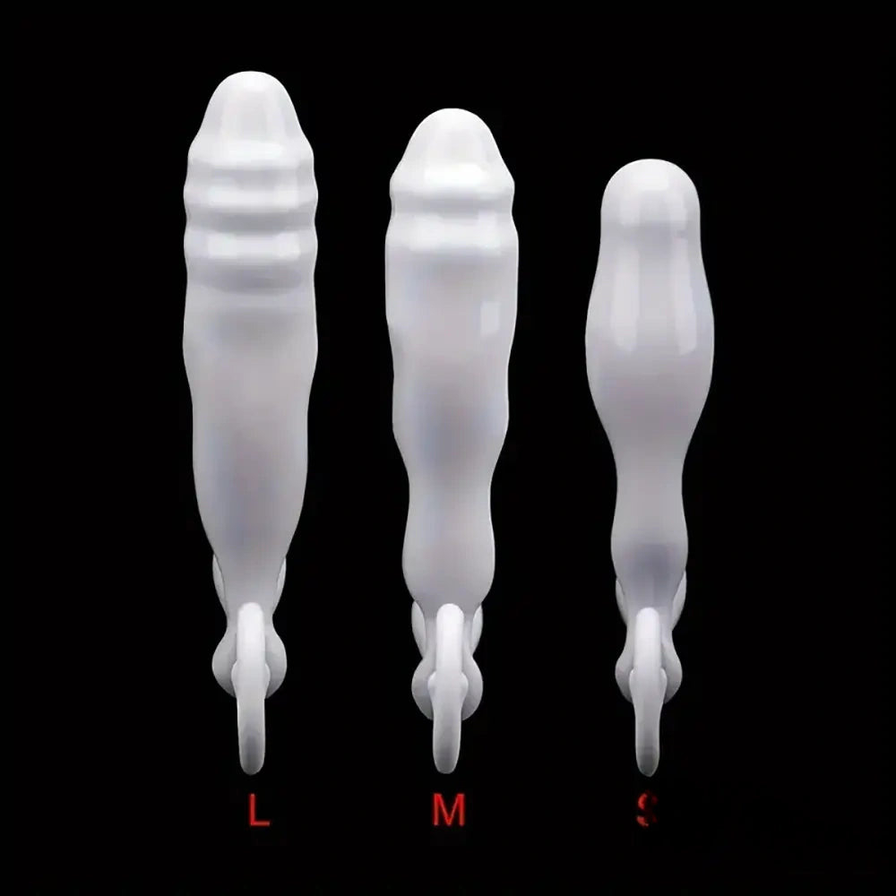 4.64in 5.27in 5.7in Unisex Soft Dildo For Anal Vaginal Simulation Sex Toy