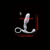4.64in 5.27in 5.7in Unisex Soft Dildo For Anal Vaginal Simulation Sex Toy