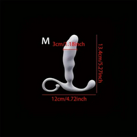 4.64in 5.27in 5.7in Unisex Soft Dildo For Anal Vaginal Simulation Sex Toy
