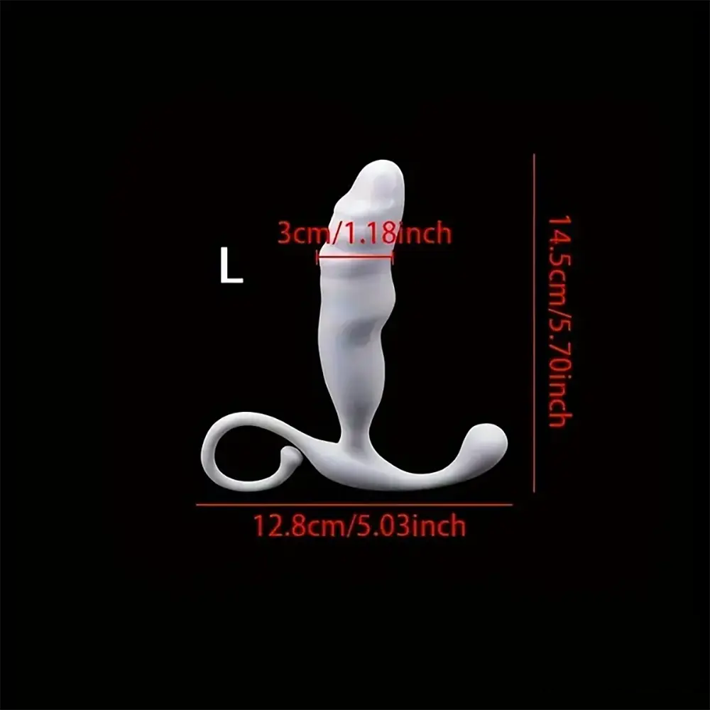 4.64in 5.27in 5.7in Unisex Soft Dildo For Anal Vaginal Simulation Sex Toy