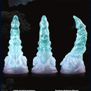 4.64in 5.82in 7in 9.44in Fantasy Series Curved Monster Creature Dildo