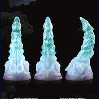 4.64in 5.82in 7in 9.44in Fantasy Series Curved Monster Creature Dildo