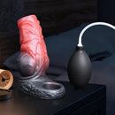 4.64in Water Spraying Squirting Monster Knot Dildo Sleeve Stretchy Penis Ring