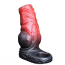 4.64in Water Spraying Squirting Monster Knot Dildo Sleeve Stretchy Penis Ring