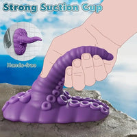 4.67in Fantasy Tentacle Dildo Vibrator With 10 Modes For G Spot Vagina