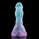 4.68in 5.9in 7.16in 8.26in Fantasy Spiked Monster Silicone Dildo With Key Chain