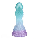 4.68in 5.9in 7.16in 8.26in Fantasy Spiked Monster Silicone Dildo With Key Chain