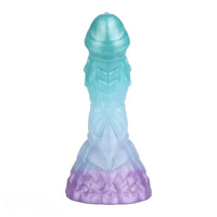 4.68in 5.9in 7.16in 8.26in Fantasy Spiked Monster Silicone Dildo With Key Chain