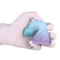 4.68in 5.9in 7.16in 8.26in Fantasy Spiked Monster Silicone Dildo With Key Chain