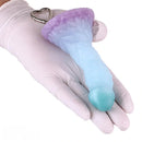 4.68in 5.9in 7.16in 8.26in Fantasy Spiked Monster Silicone Dildo With Key Chain