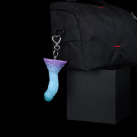 4.68in 5.9in 7.16in 8.26in Fantasy Spiked Monster Silicone Dildo With Key Chain