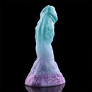 4.68in 5.9in 7.16in 8.26in Fantasy Spiked Monster Silicone Dildo With Key Chain