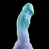 4.68in 5.9in 7.16in 8.26in Fantasy Spiked Monster Silicone Dildo With Key Chain