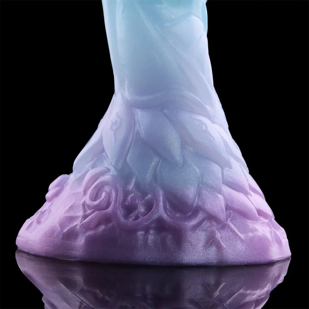 4.68in 5.9in 7.16in 8.26in Fantasy Spiked Monster Silicone Dildo With Key Chain