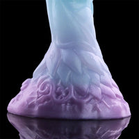4.68in 5.9in 7.16in 8.26in Fantasy Spiked Monster Silicone Dildo With Key Chain