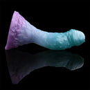 4.68in 5.9in 7.16in 8.26in Fantasy Spiked Monster Silicone Dildo With Key Chain