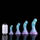 4.68in 5.9in 7.16in 8.26in Fantasy Spiked Monster Silicone Dildo With Key Chain