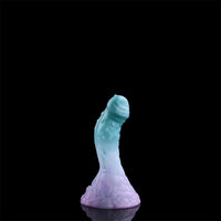 4.68in 5.9in 7.16in 8.26in Fantasy Spiked Monster Silicone Dildo With Key Chain