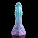 4.68in 5.9in 7.16in 8.26in Fantasy Spiked Monster Silicone Dildo With Key Chain