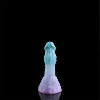 4.68in 5.9in 7.16in 8.26in Fantasy Spiked Monster Silicone Dildo With Key Chain