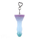4.68in 5.9in 7.16in 8.26in Fantasy Spiked Monster Silicone Dildo With Key Chain