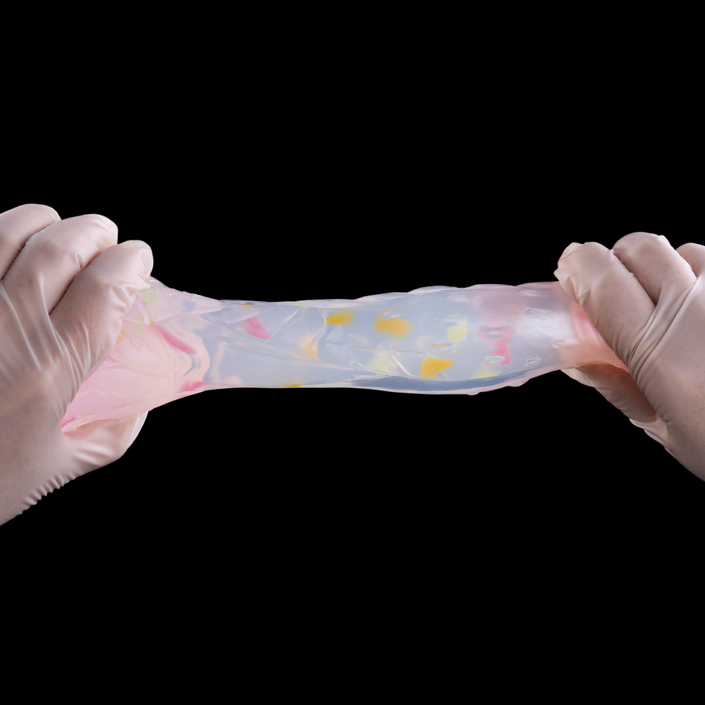 4.68in 5.9in 7.16in 8.26in Fantasy Spiked Silicone Soft Odd Dildo With Key Chain