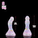 4.68in 5.9in 7.16in 8.26in Fantasy Spiked Silicone Soft Odd Dildo With Key Chain