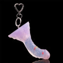 4.68in 5.9in 7.16in 8.26in Fantasy Spiked Silicone Soft Odd Dildo With Key Chain
