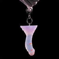 4.68in 5.9in 7.16in 8.26in Fantasy Spiked Silicone Soft Odd Dildo With Key Chain