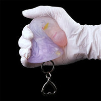 4.68in 5.9in 7.16in 8.26in Fantasy Spiked Silicone Soft Odd Dildo With Key Chain