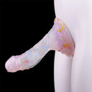 4.68in 5.9in 7.16in 8.26in Fantasy Spiked Silicone Soft Odd Dildo With Key Chain
