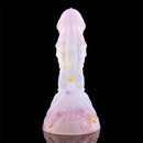 4.68in 5.9in 7.16in 8.26in Fantasy Spiked Silicone Soft Odd Dildo With Key Chain