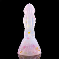 4.68in 5.9in 7.16in 8.26in Fantasy Spiked Silicone Soft Odd Dildo With Key Chain